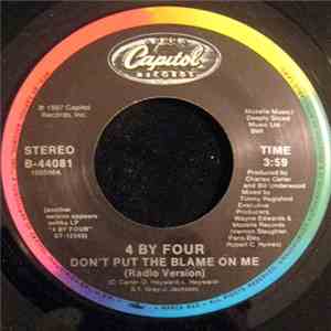 4 By Four - Don't Put The Blame On Me download free 4 By Four - Don't Put The Blame On Me download mp3 flac