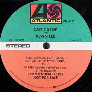 Alvin Lee - Can't Stop download mp3 flac