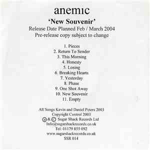 Anemic - New Souvenir download free Anemic - New Souvenir download mp3 flac