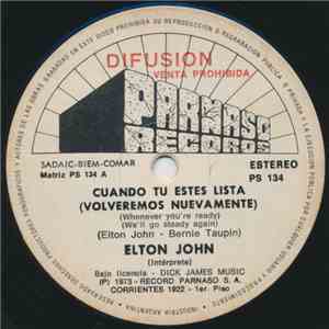 Elton John - Cuando Tu Estes Lista (Volveremos Nuevamente) download free Elton John - Cuando Tu Estes Lista (Volveremos Nuevamente) download mp3 flac