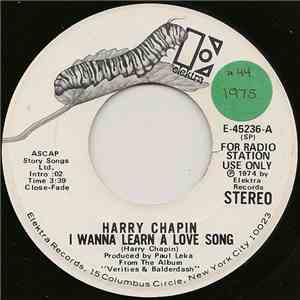 Harry Chapin - I Wanna Learn A Love Song download free Harry Chapin - I Wanna Learn A Love Song download mp3 flac