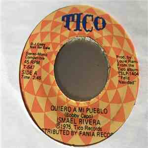 Ismael Rivera - Quiero A Mi Pueblo download free Ismael Rivera - Quiero A Mi Pueblo download mp3 flac