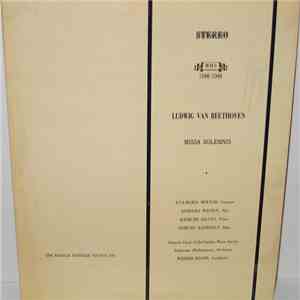 Ludwig van Beethoven, Oratorio Choir Of The Landau Music Society, Palatinate Philharmonic Orchestra, Werner Kloor - Missa Solemnis download mp3 flac