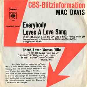 Mac Davis - Everybody Loves A Love Song download free