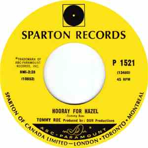 Tommy Roe - Hooray For Hazel / Need Your Love download mp3 flac
