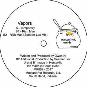 Vapors (Aka Owen Ni) - Temporary / Rich Man download mp3 flac