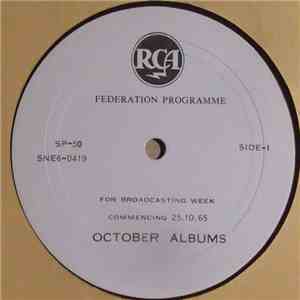 Various - RCA Federation Programme For Broadcasting Week Commencing 25.10.65 download mp3 flac